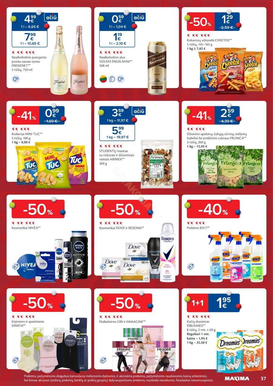 MAXIMA kaininis akcijų leidinys Nr. 5 puslapis 37