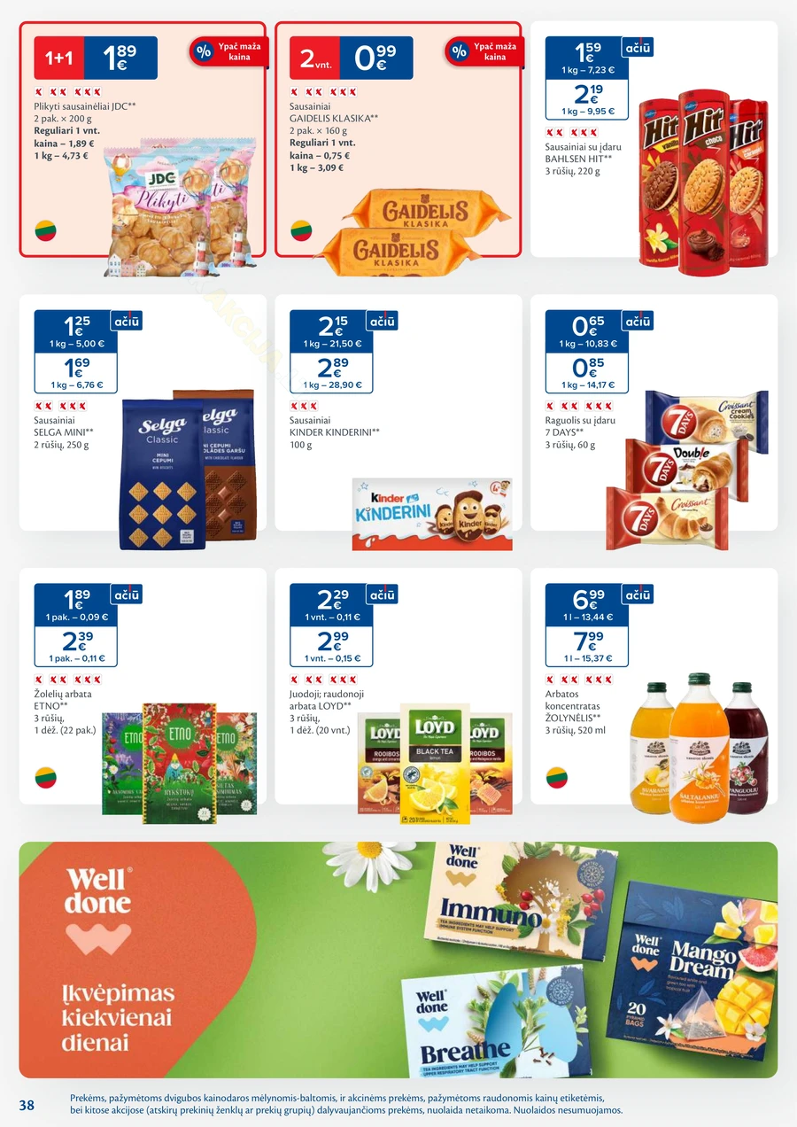 MAXIMA kaininis akcijų leidinys Nr. 5 puslapis 38