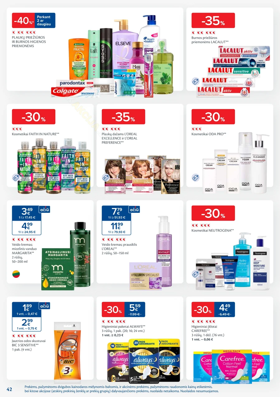 MAXIMA kaininis akcijų leidinys Nr. 5 puslapis 42