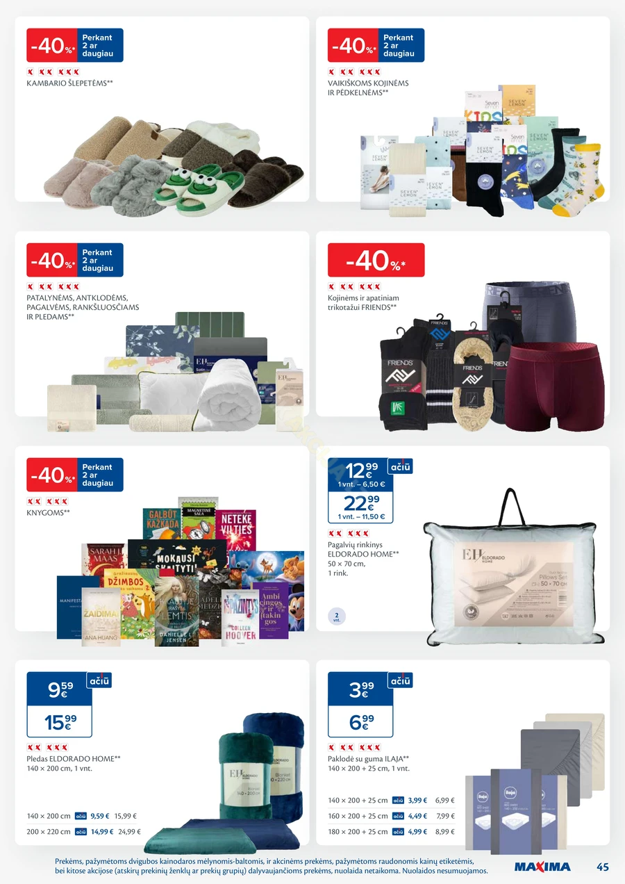 MAXIMA kaininis akcijų leidinys Nr. 5 puslapis 45