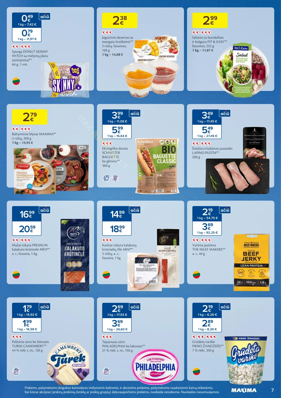 MAXIMA kaininis akcijų leidinys Nr. 5 puslapis 7