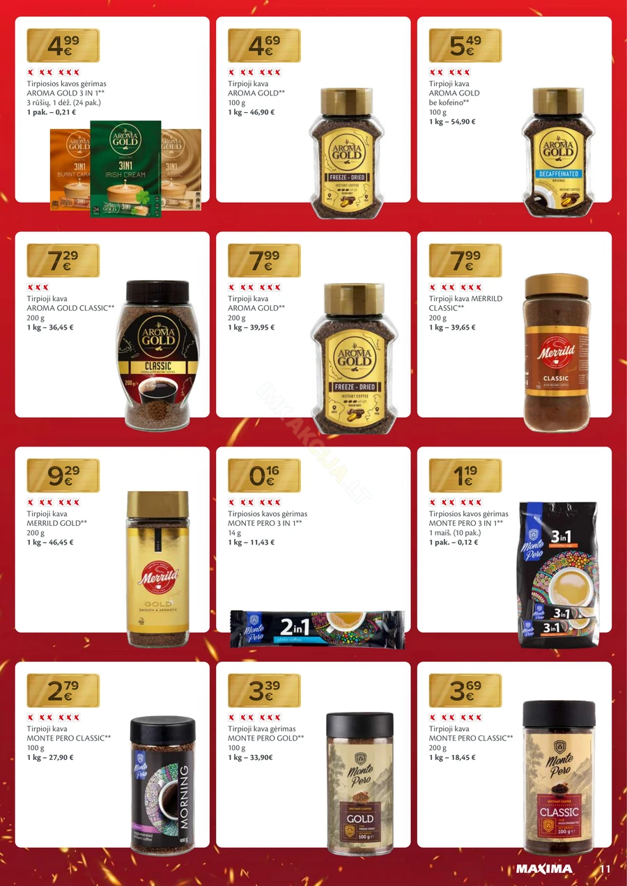 MAXIMA leidinys „Nukalta kaina – visada kaip per akciją“ puslapis 11