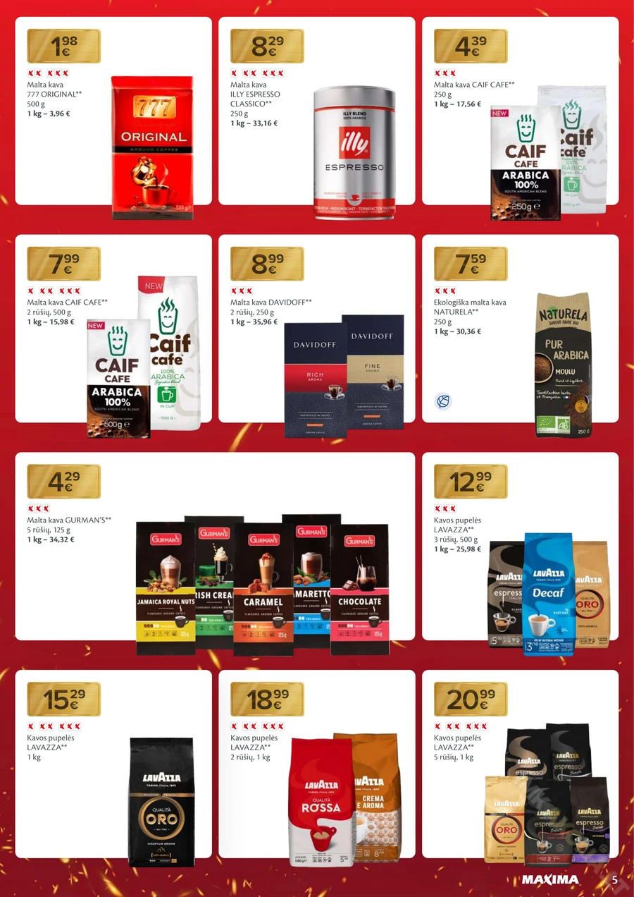 MAXIMA leidinys „Nukalta kaina – visada kaip per akciją“ puslapis 5
