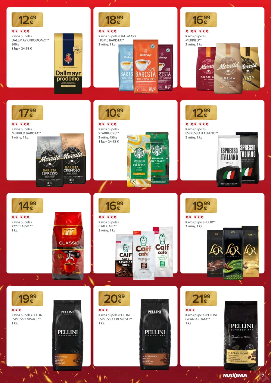 MAXIMA leidinys „Nukalta kaina – visada kaip per akciją“ puslapis 7