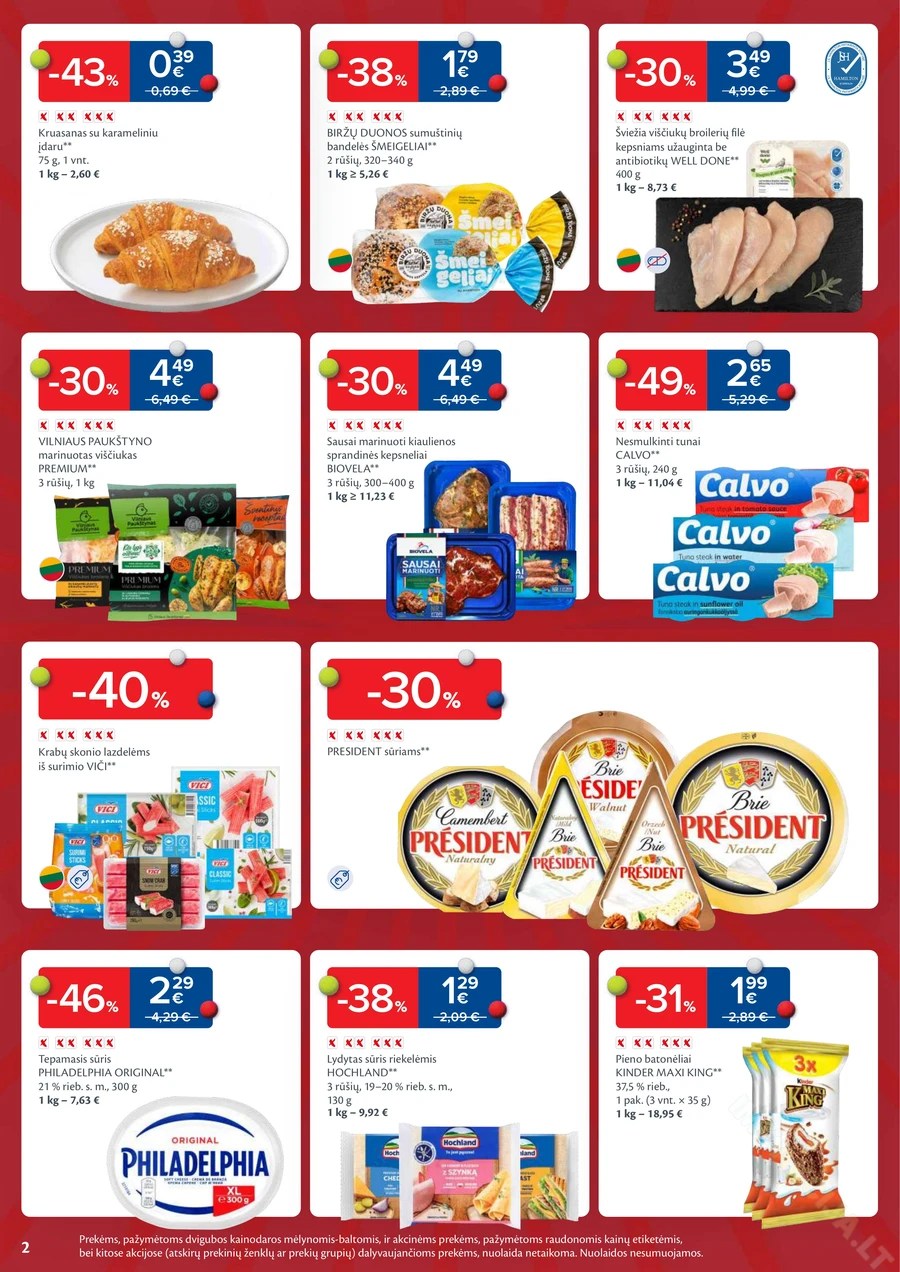 MAXIMA akcijų leidinys „Anekdotas, o ne kaina“ puslapis 2