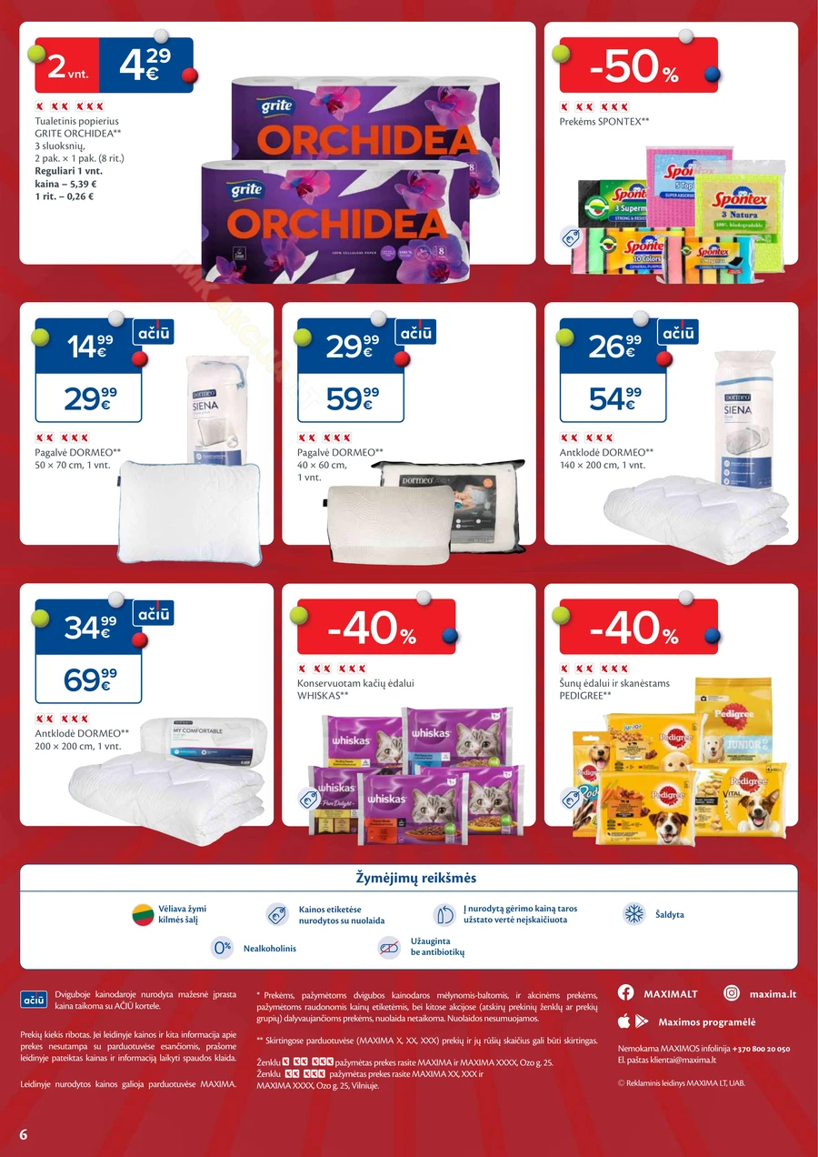 MAXIMA akcijų leidinys „Anekdotas, o ne kaina“ puslapis 6