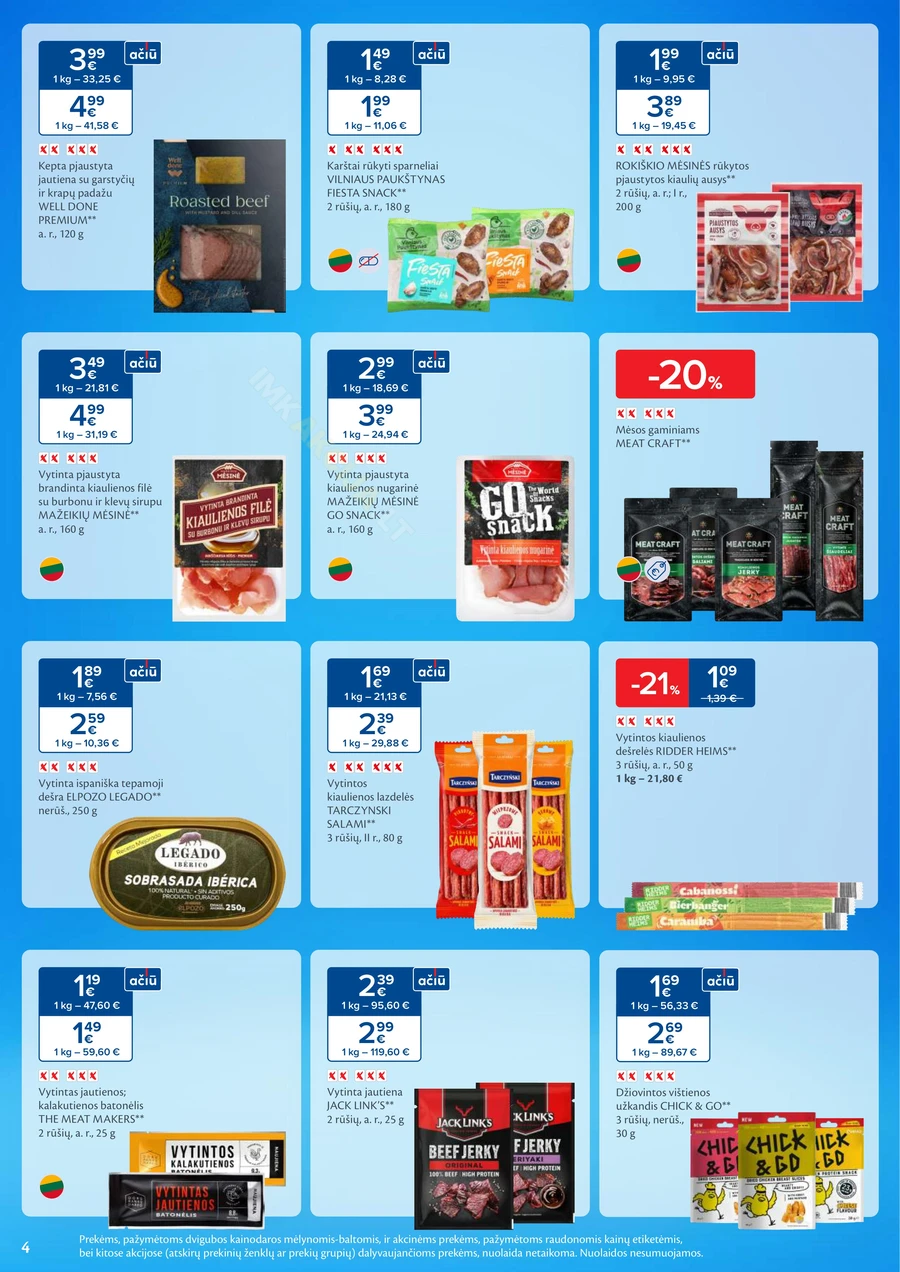 MAXIMA akcijų leidinys „Saldumynų ir užkandžių mėnuo“ puslapis 4