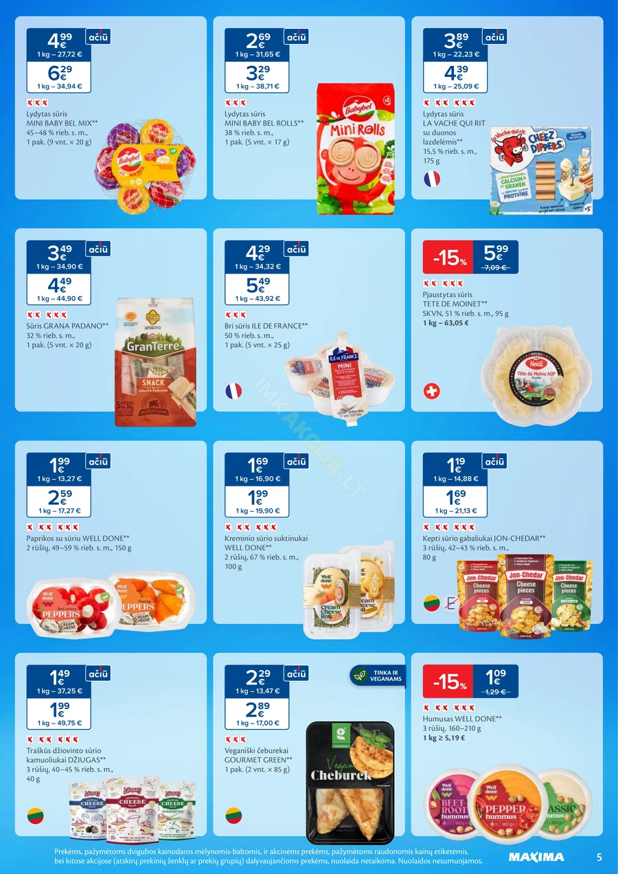 MAXIMA akcijų leidinys „Saldumynų ir užkandžių mėnuo“ puslapis 5