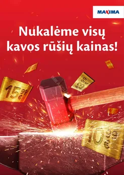 MAXIMA leidinys „Nukalta kaina – visada kaip per akciją“