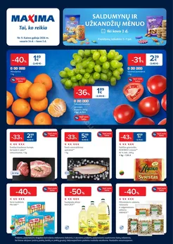 MAXIMA kaininis akcijų leidinys Nr. 9
