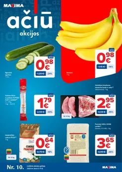 MAXIMA akcijų leidinys Nr. 10
