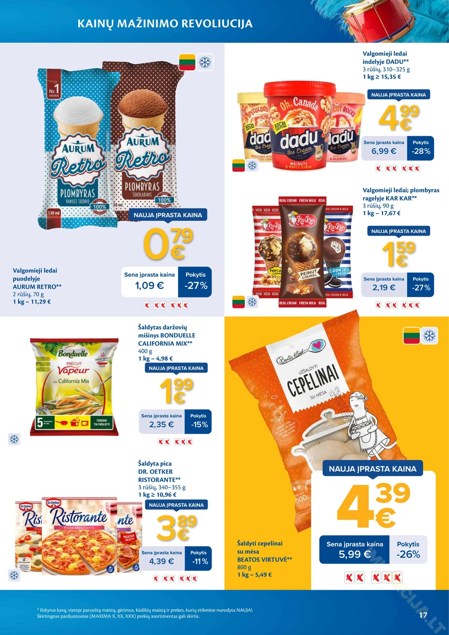 MAXIMA leidinys „Kainų mažinimo revoliucija“ puslapis 17