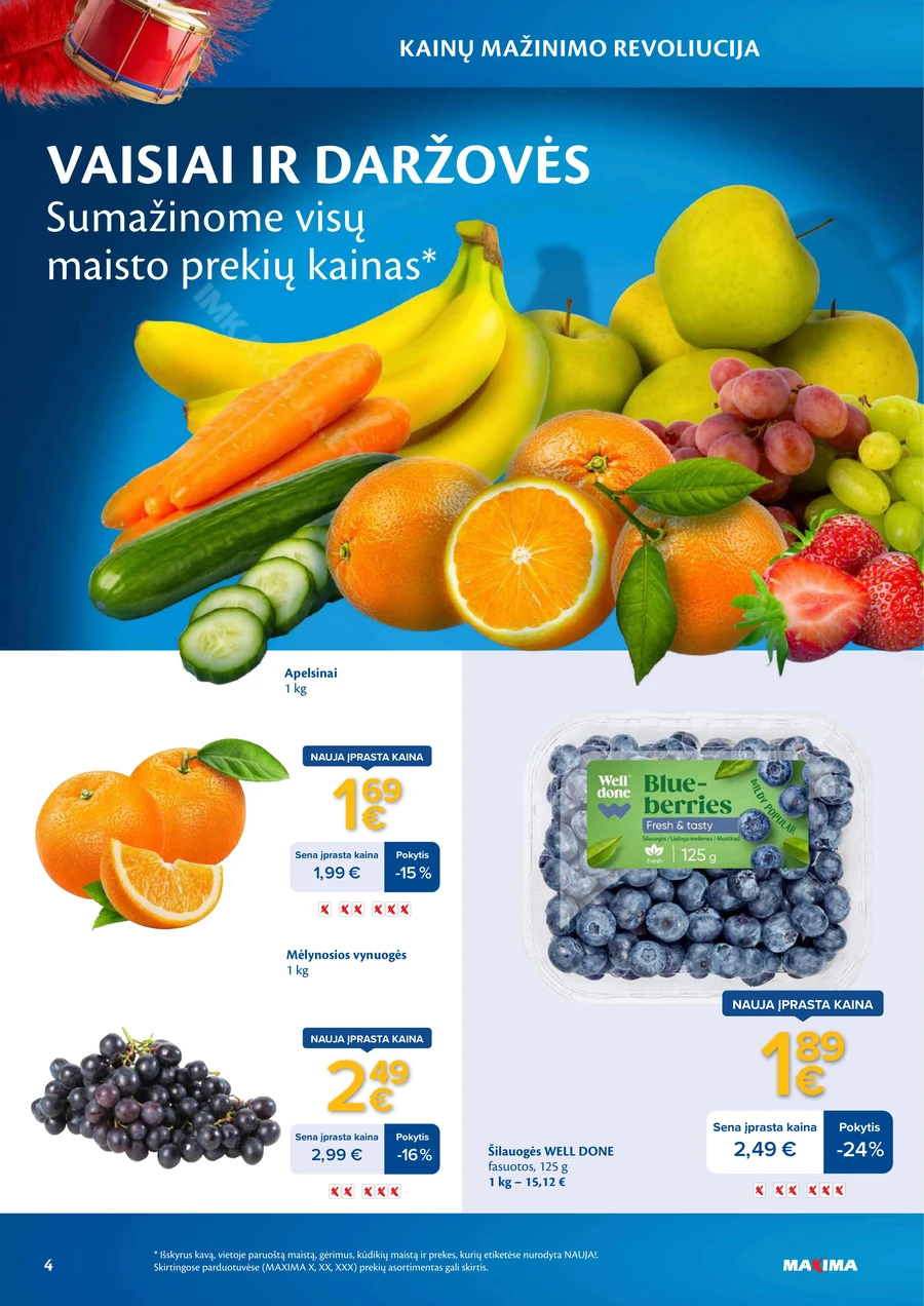 MAXIMA leidinys „Kainų mažinimo revoliucija“ puslapis 4