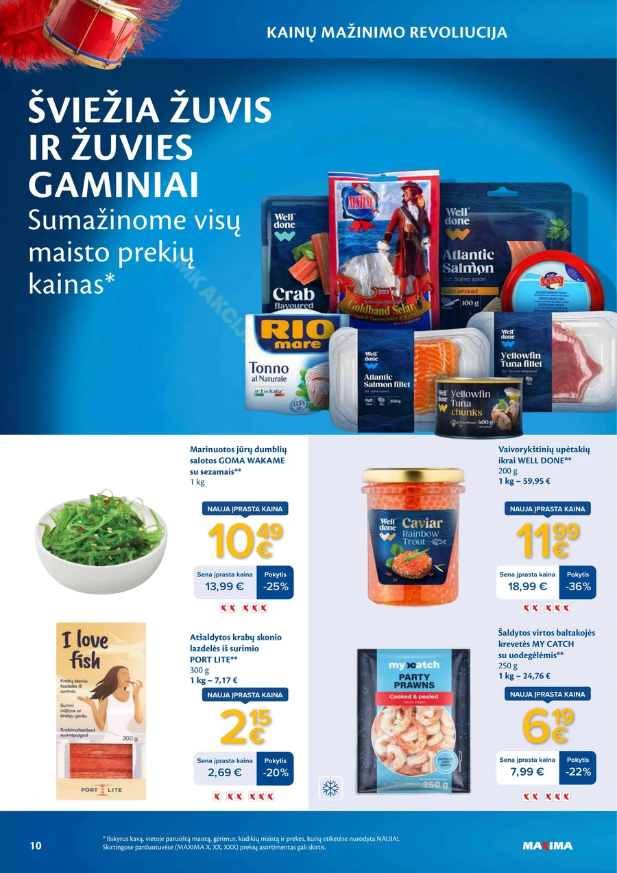 MAXIMA leidinys „Kainų mažinimo revoliucija“ puslapis 10
