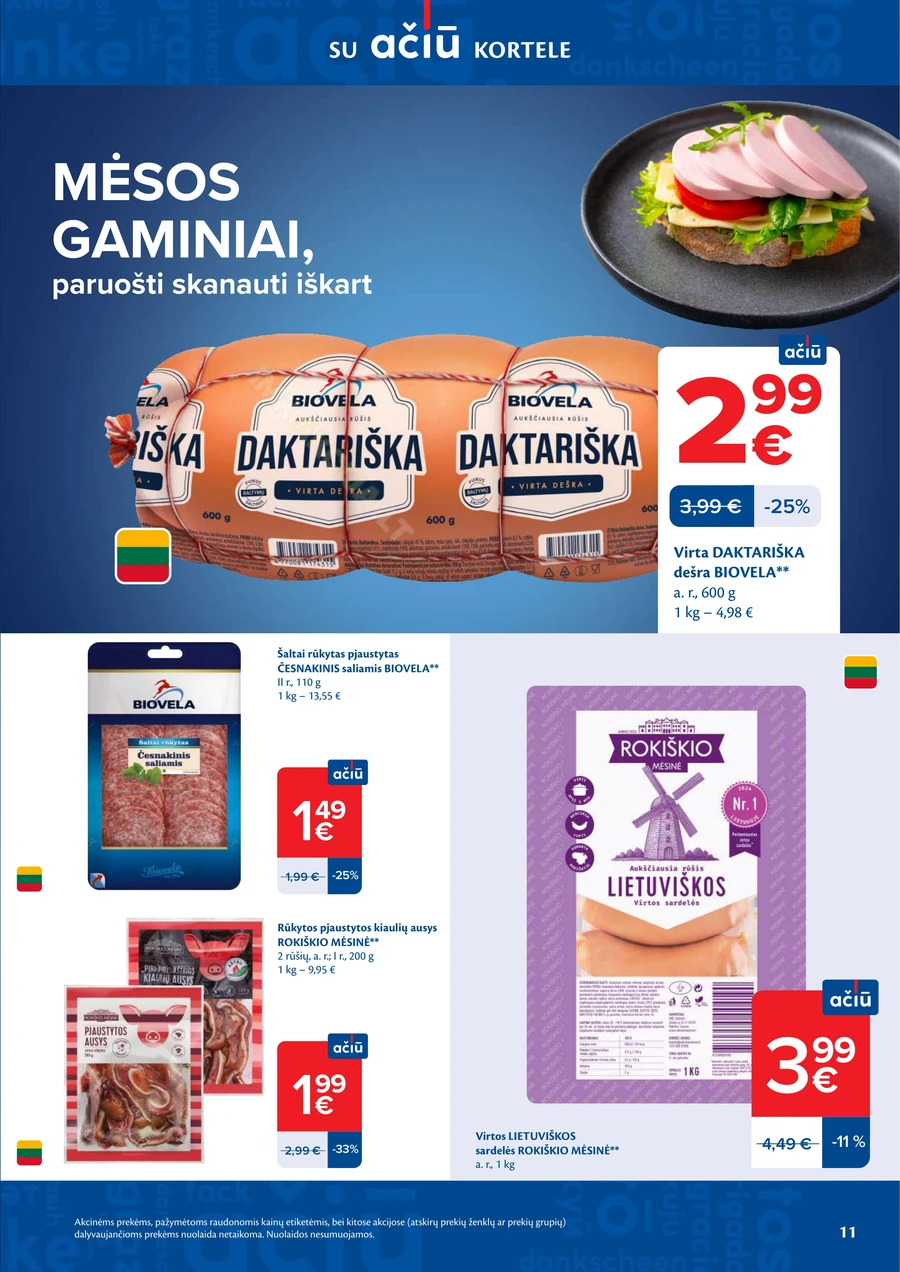 MAXIMA akcijų leidinys Nr. 12 puslapis 11