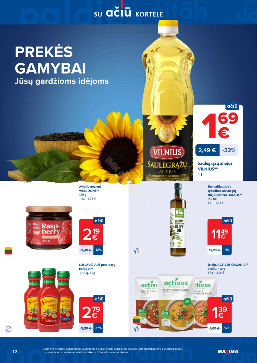 MAXIMA akcijų leidinys Nr. 12 puslapis 12
