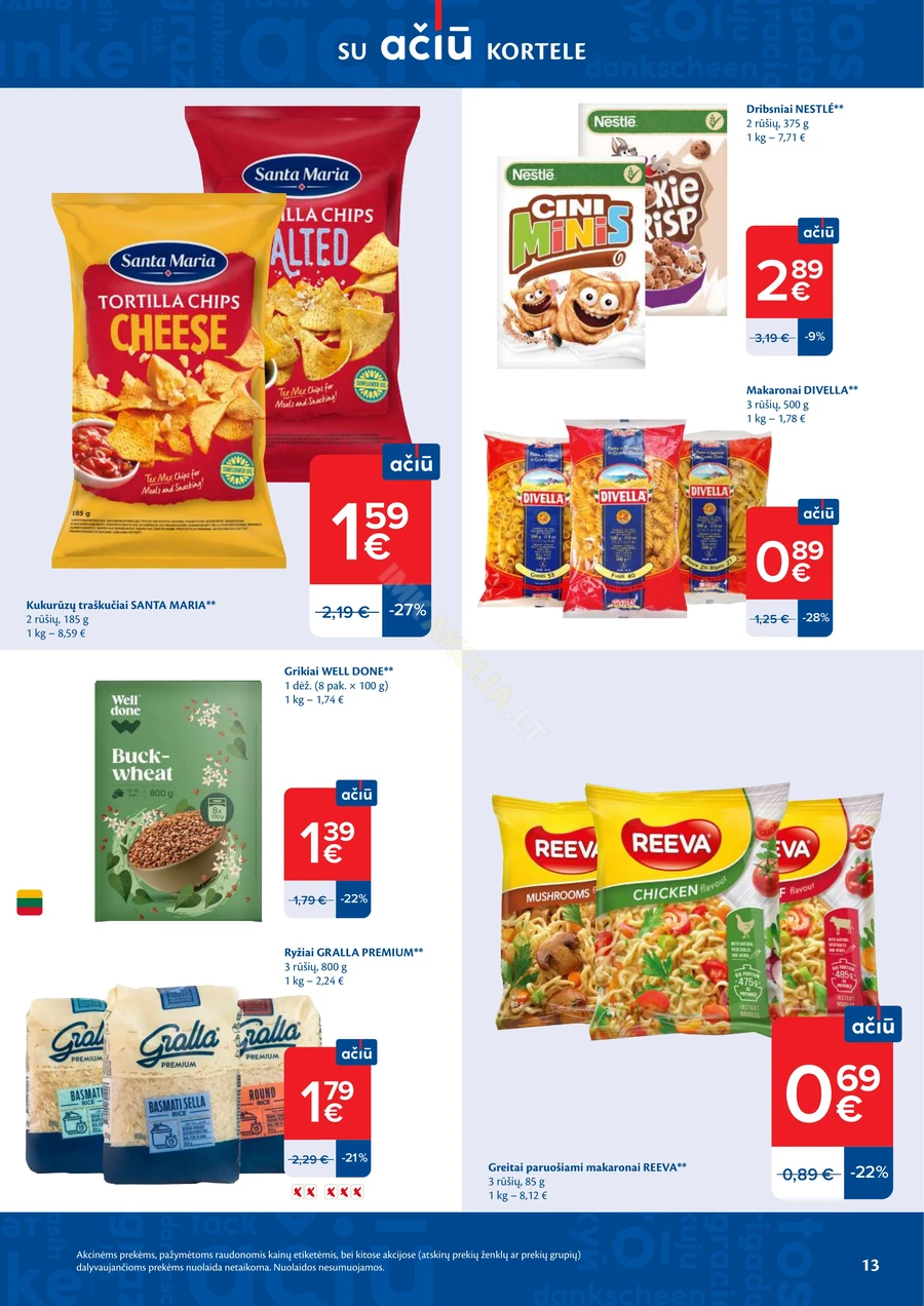 MAXIMA akcijų leidinys Nr. 12 puslapis 13