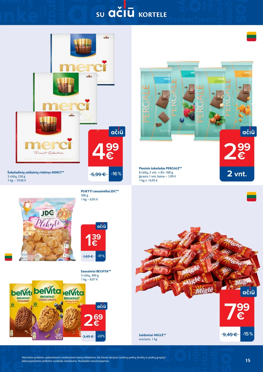 MAXIMA akcijų leidinys Nr. 12 puslapis 15