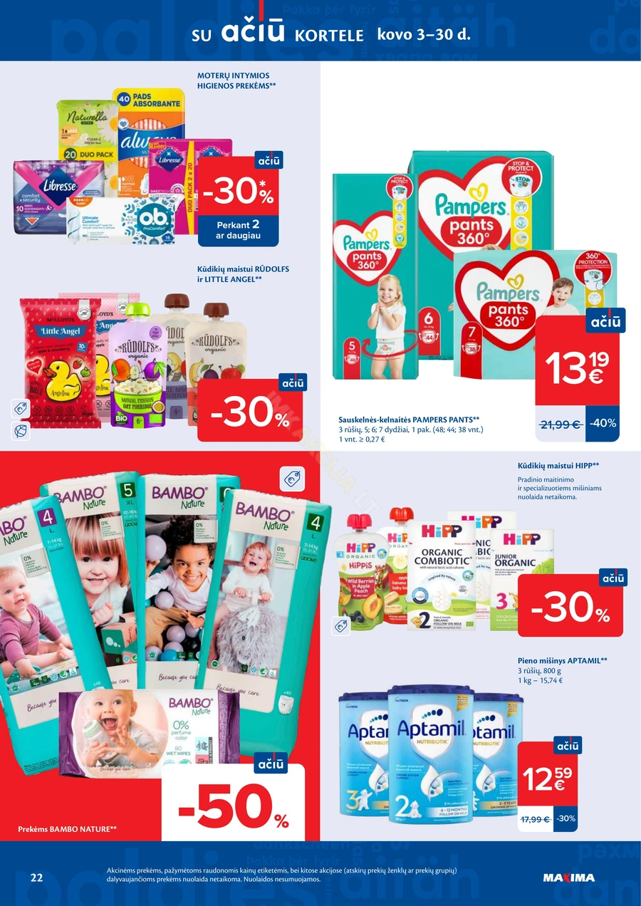 MAXIMA akcijų leidinys Nr. 12 puslapis 22