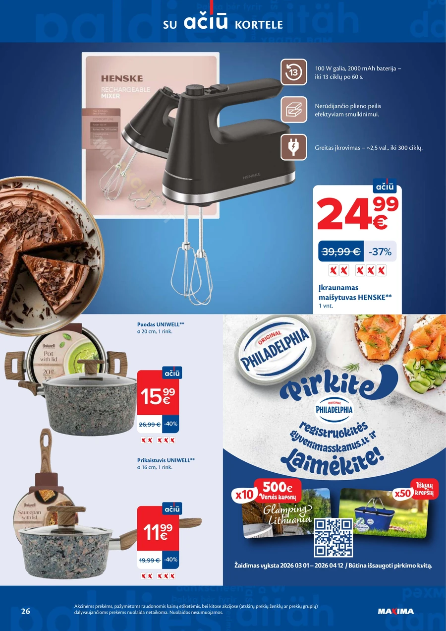 MAXIMA akcijų leidinys Nr. 12 puslapis 26