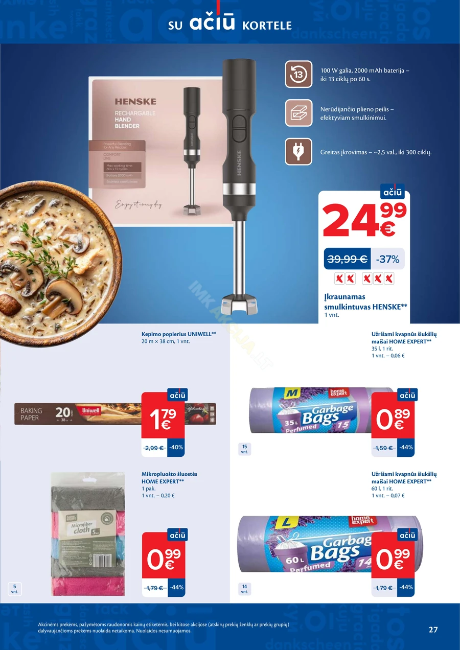 MAXIMA akcijų leidinys Nr. 12 puslapis 27