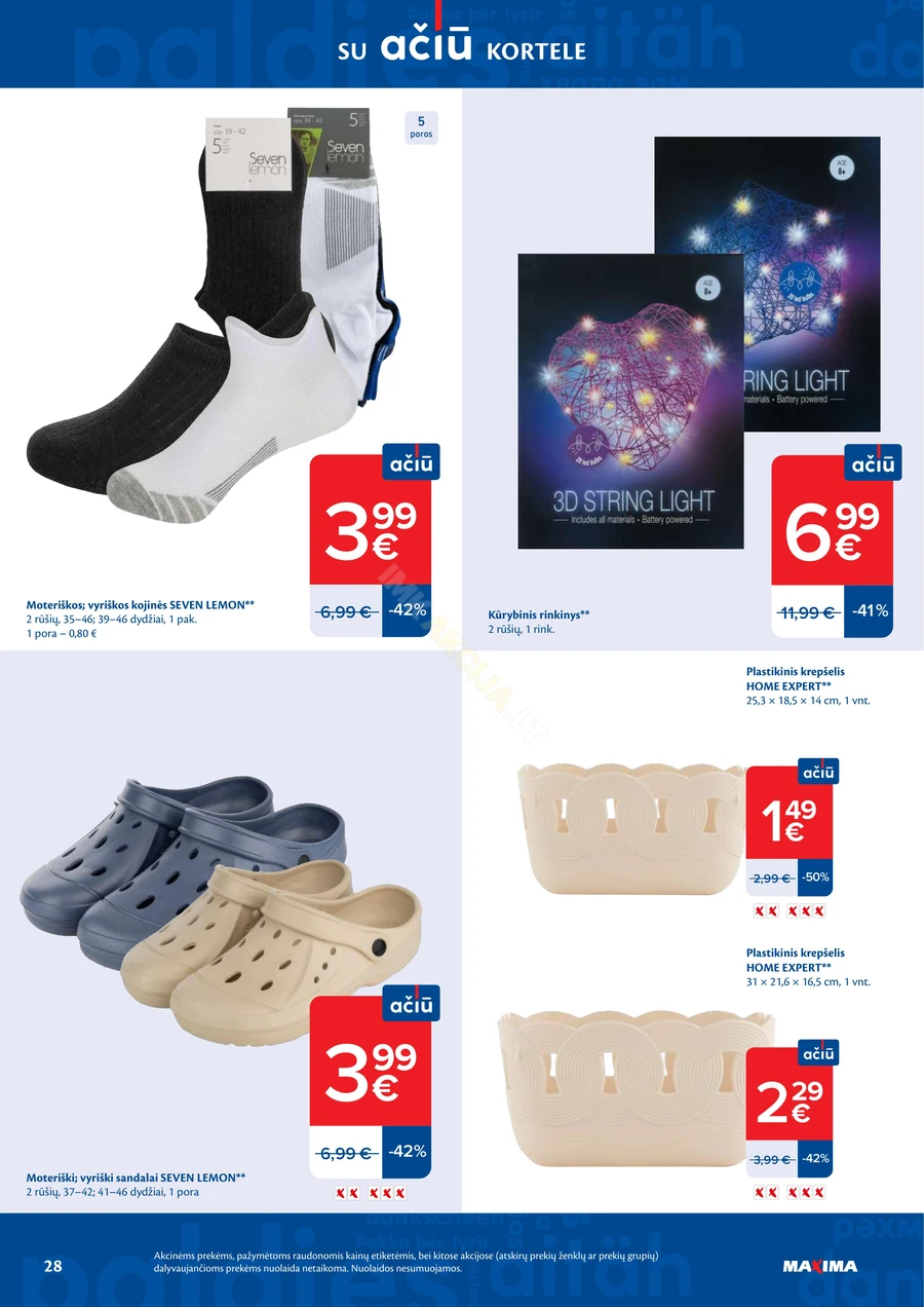 MAXIMA akcijų leidinys Nr. 12 puslapis 28