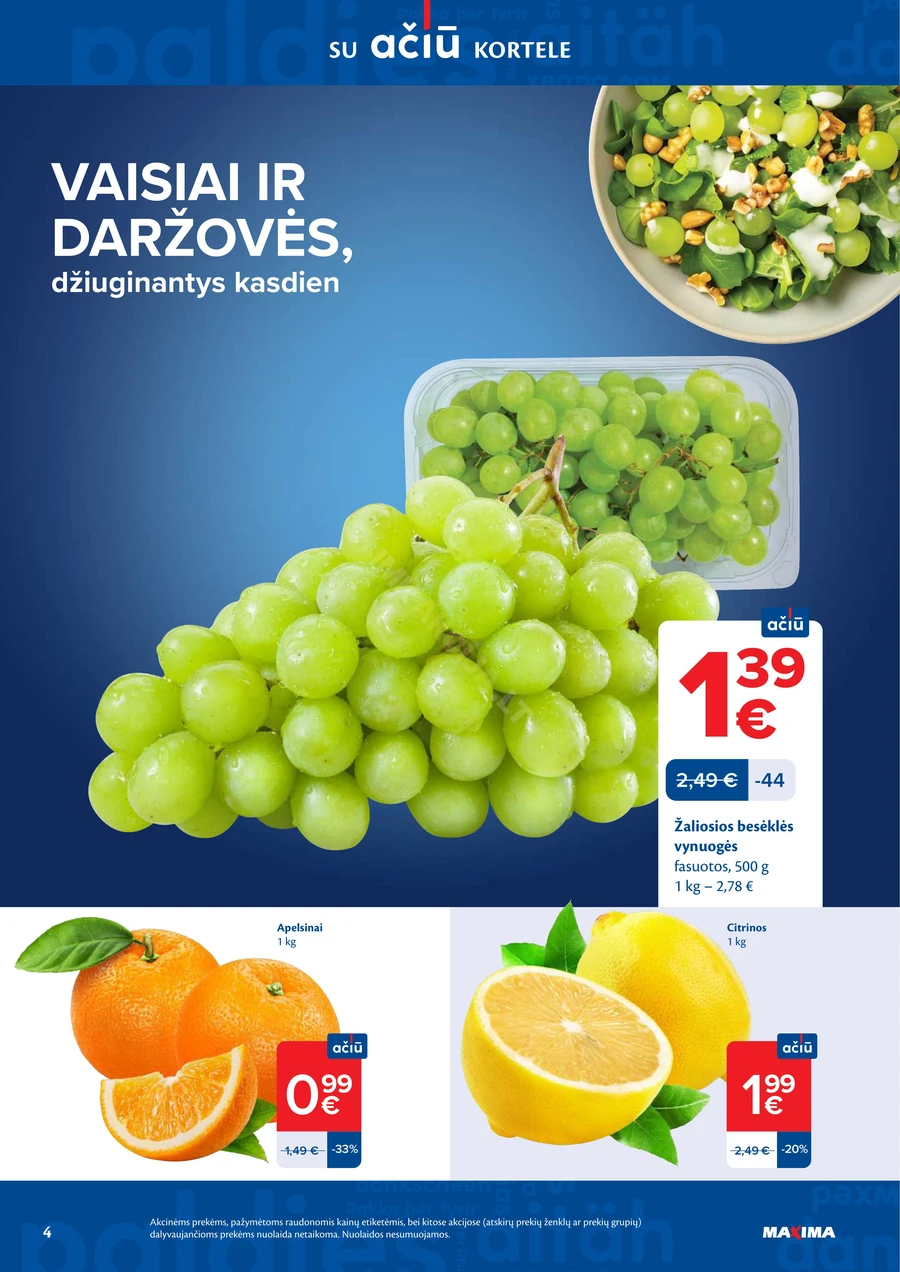 MAXIMA akcijų leidinys Nr. 12 puslapis 4