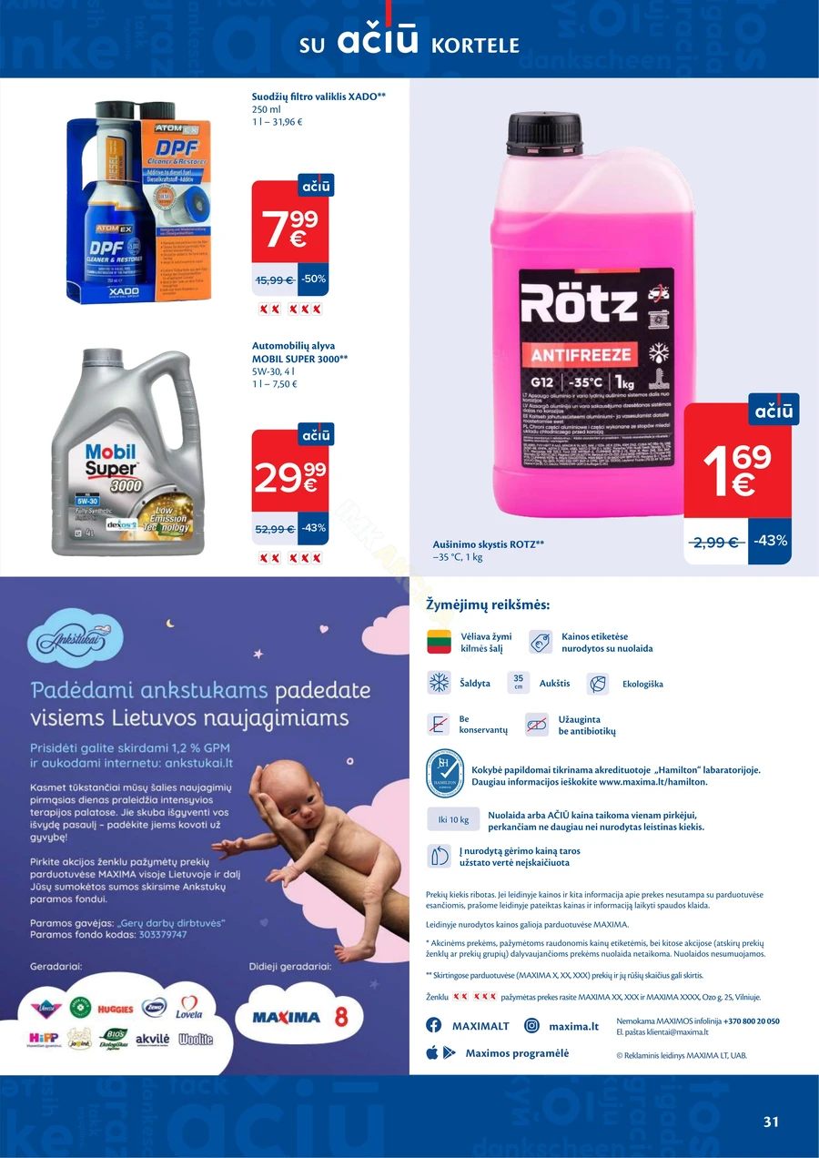 MAXIMA akcijų leidinys Nr. 12 puslapis 31
