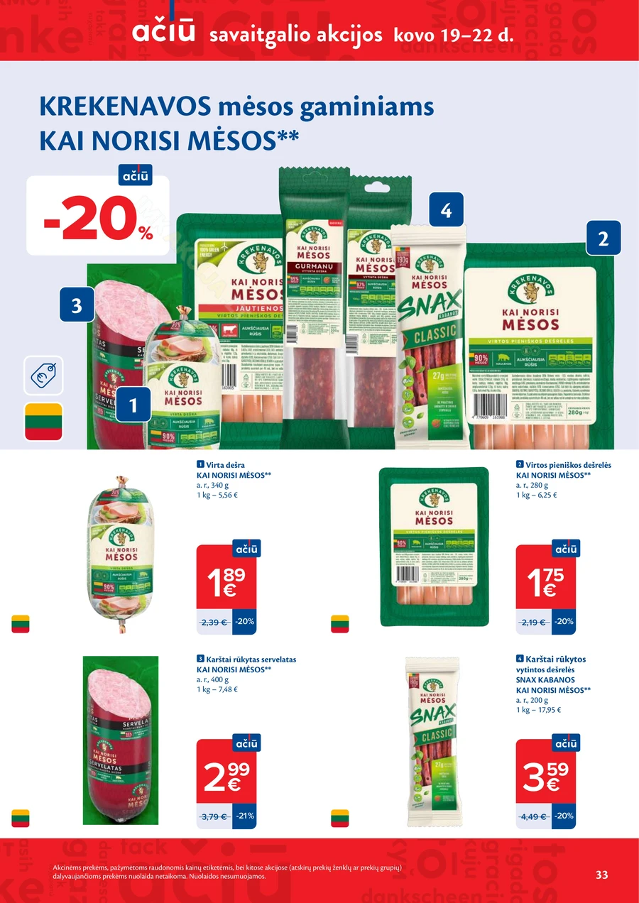 MAXIMA akcijų leidinys Nr. 12 puslapis 33