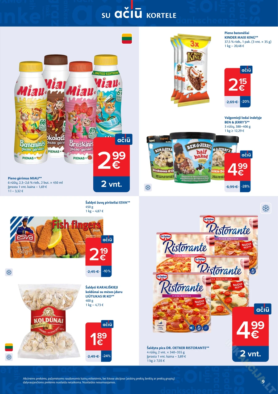 MAXIMA akcijų leidinys Nr. 12 puslapis 9