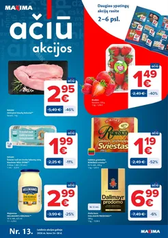 MAXIMA akcijų leidinys Nr. 13