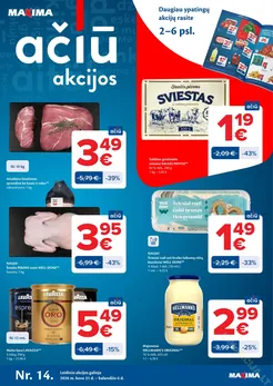MAXIMA akcijų leidinys Nr. 14