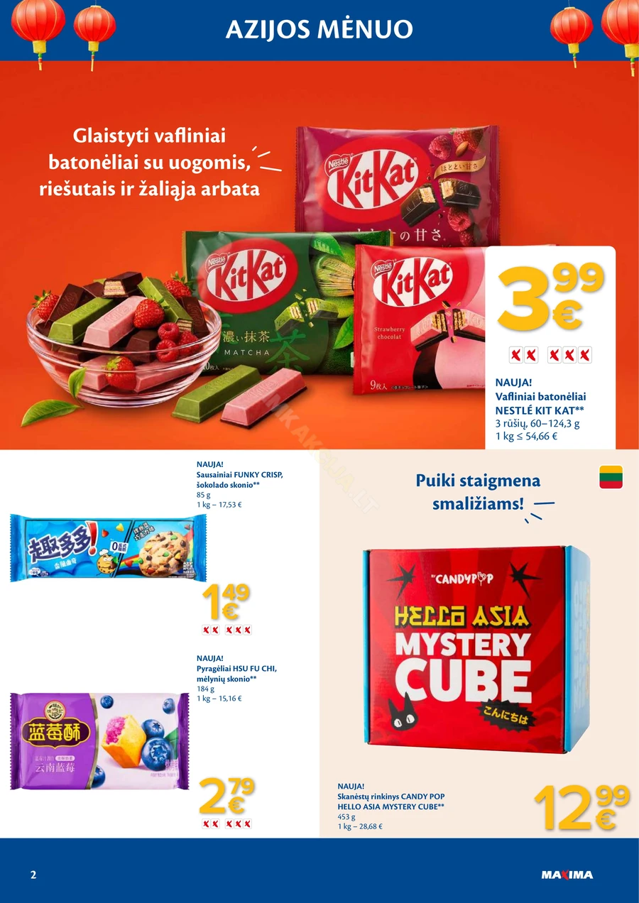 MAXIMA akcijų leidinys „Azijos mėnuo“ puslapis 2
