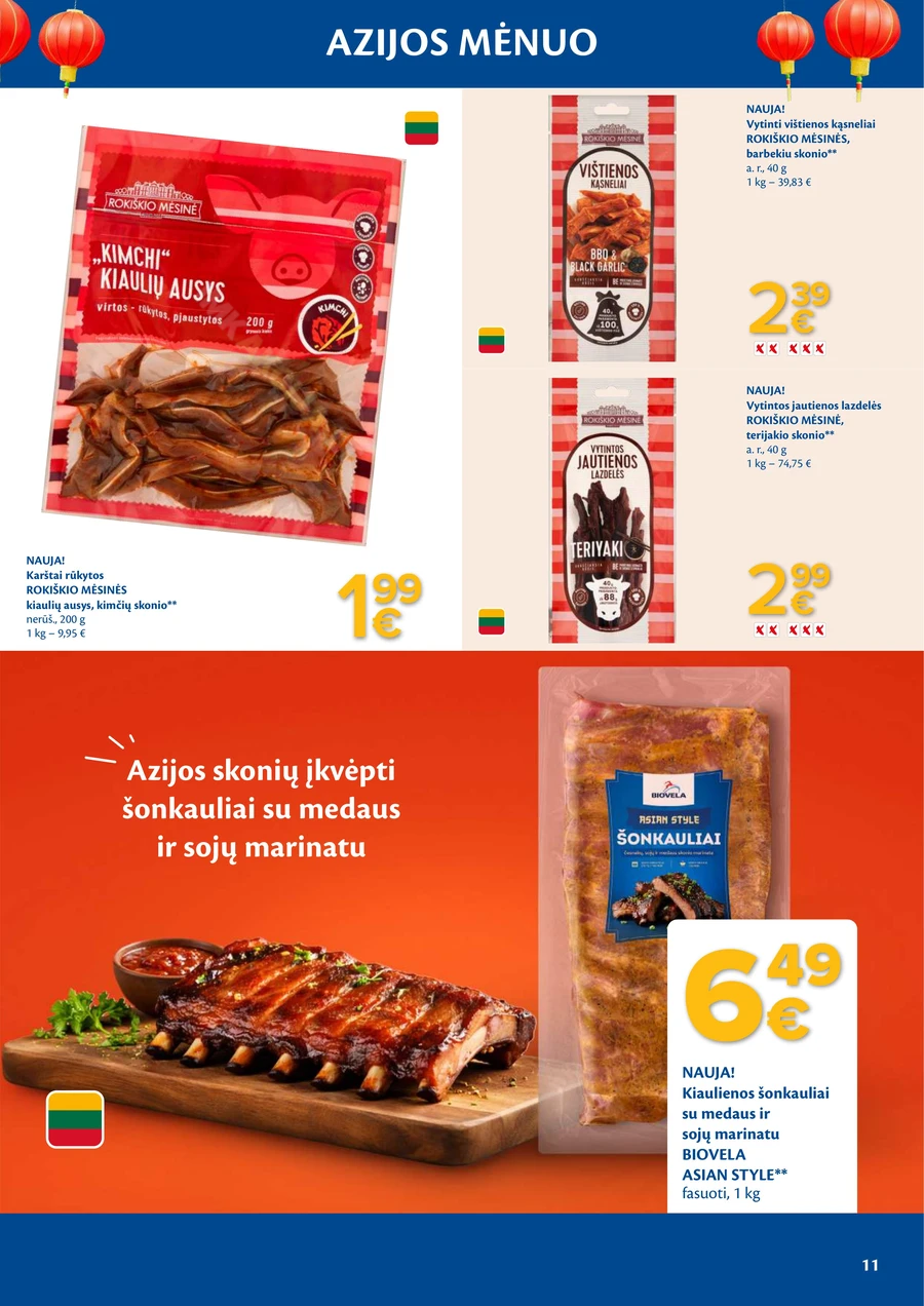 MAXIMA akcijų leidinys „Azijos mėnuo“ puslapis 11