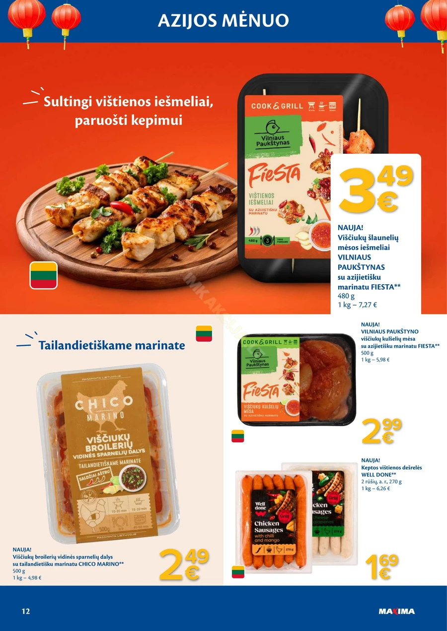 MAXIMA akcijų leidinys „Azijos mėnuo“ puslapis 12