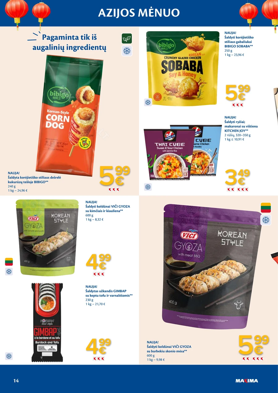 MAXIMA akcijų leidinys „Azijos mėnuo“ puslapis 14