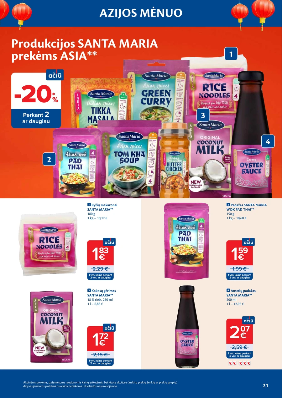 MAXIMA akcijų leidinys „Azijos mėnuo“ puslapis 21