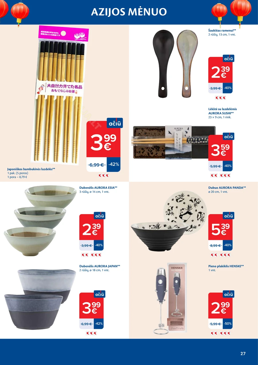 MAXIMA akcijų leidinys „Azijos mėnuo“ puslapis 27