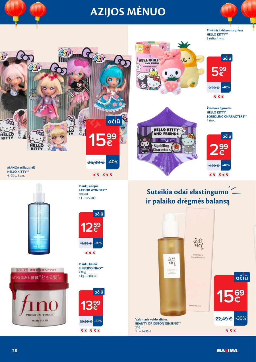 MAXIMA akcijų leidinys „Azijos mėnuo“ puslapis 28