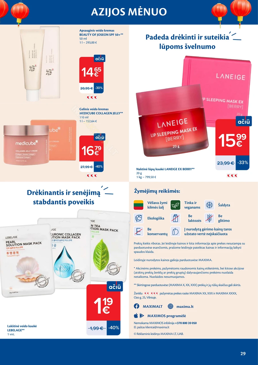 MAXIMA akcijų leidinys „Azijos mėnuo“ puslapis 29