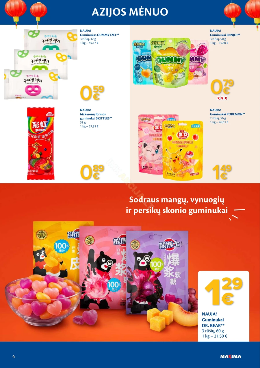 MAXIMA akcijų leidinys „Azijos mėnuo“ puslapis 4