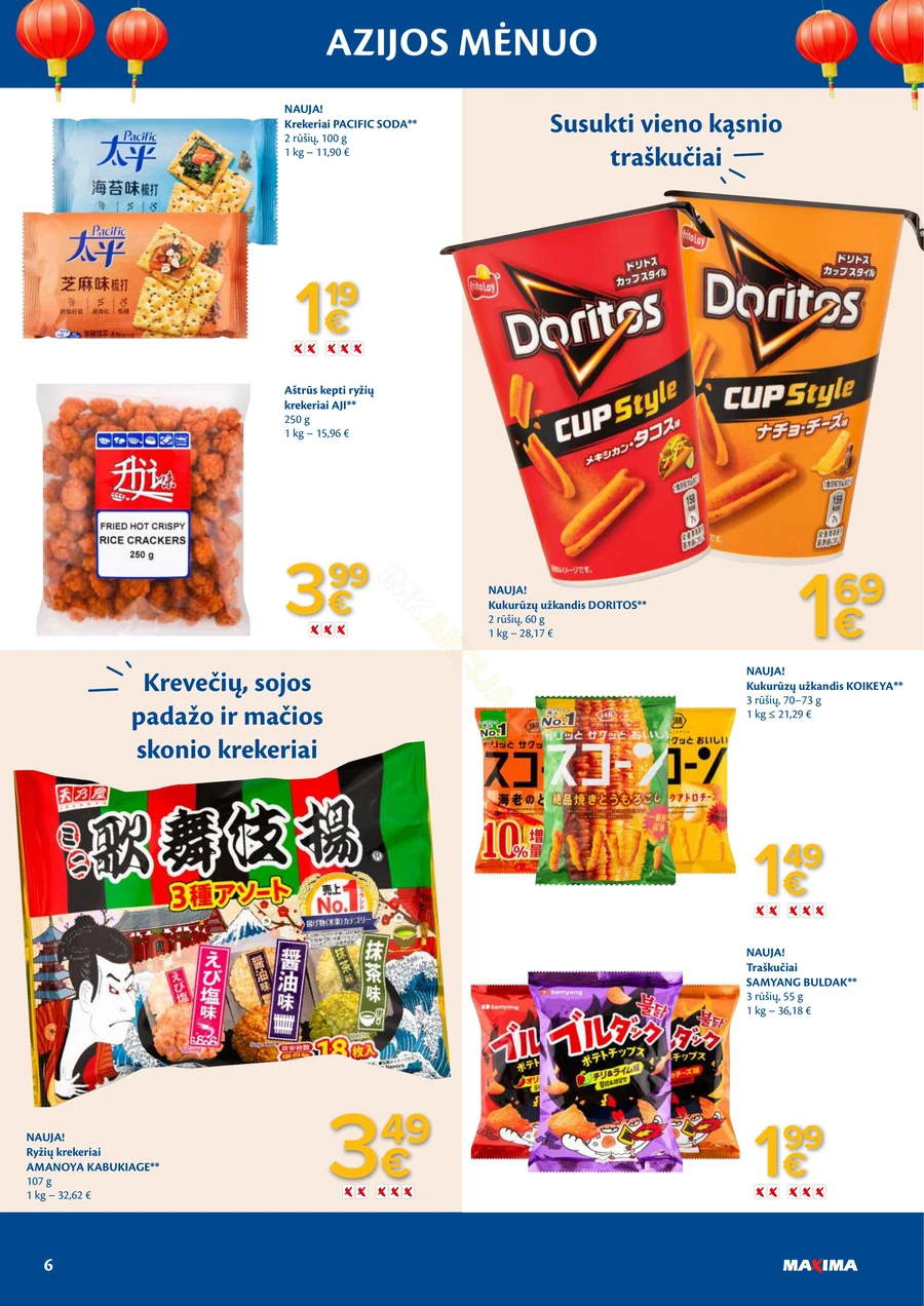 MAXIMA akcijų leidinys „Azijos mėnuo“ puslapis 6