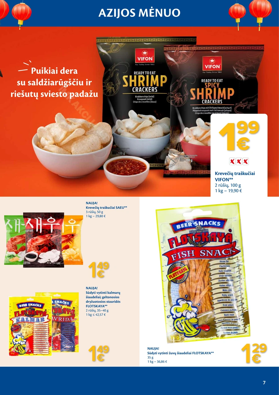 MAXIMA akcijų leidinys „Azijos mėnuo“ puslapis 7