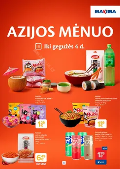 MAXIMA akcijų leidinys „Azijos mėnuo“