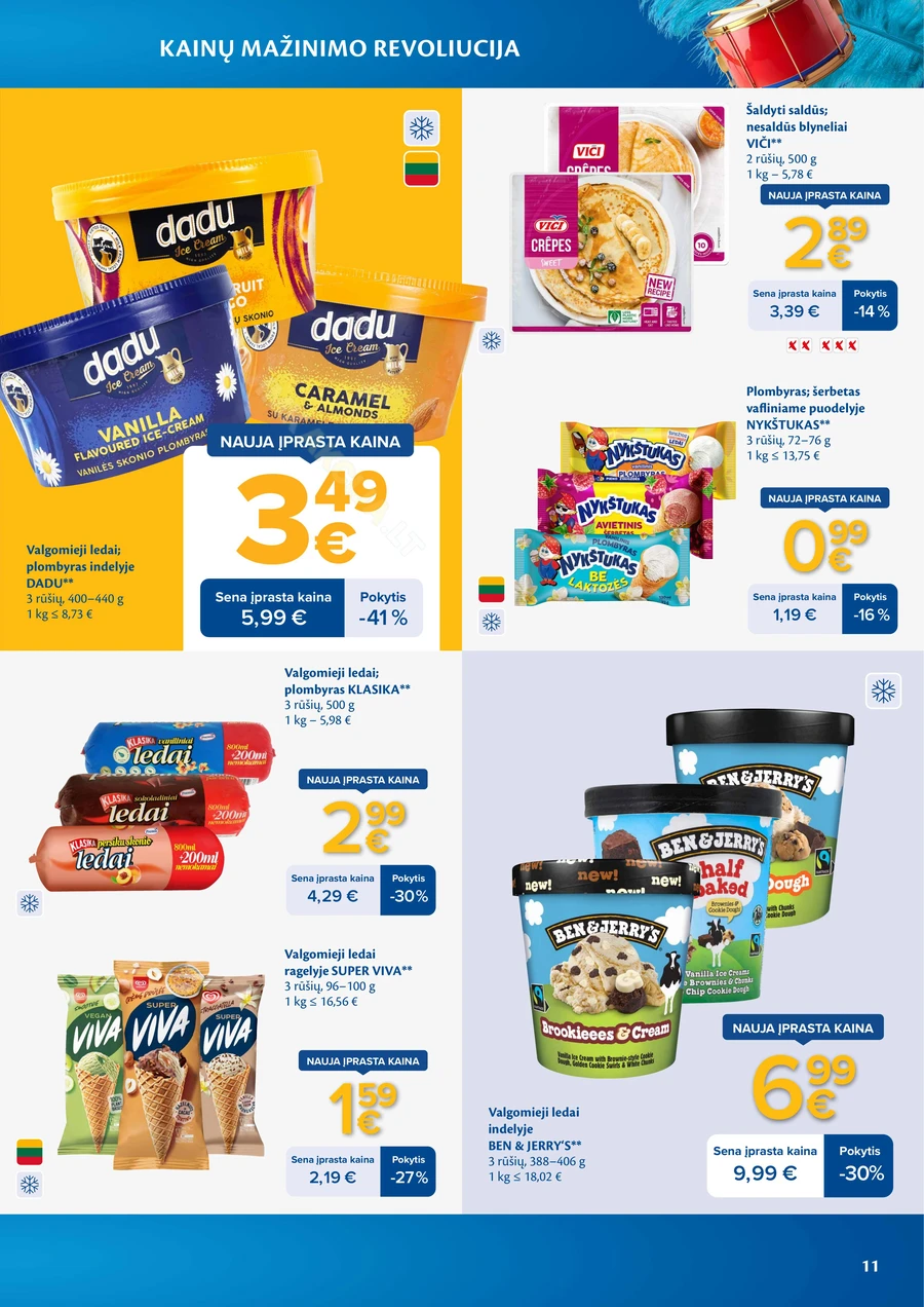 MAXIMA leidinys „Kainų mažinimo revoliucija“ puslapis 11