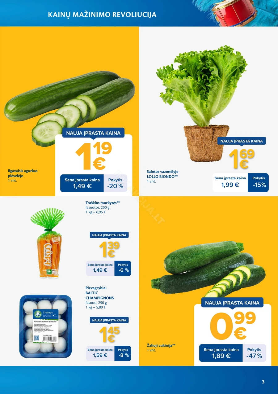 MAXIMA leidinys „Kainų mažinimo revoliucija“ puslapis 3