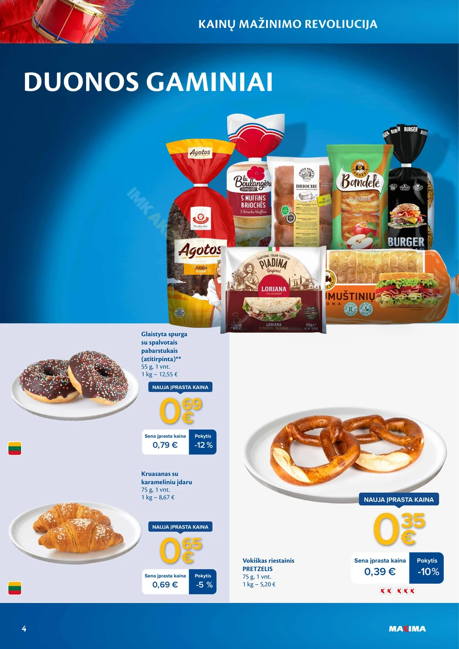MAXIMA leidinys „Kainų mažinimo revoliucija“ puslapis 4