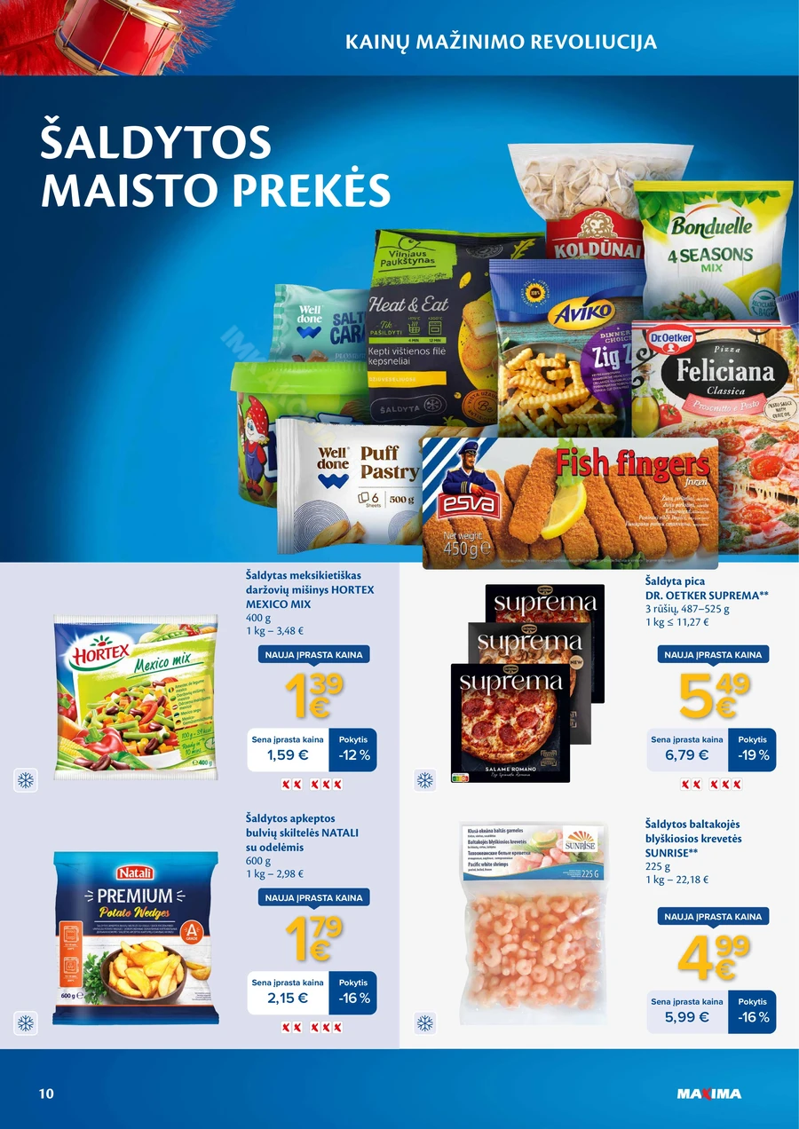 MAXIMA leidinys „Kainų mažinimo revoliucija“ puslapis 10
