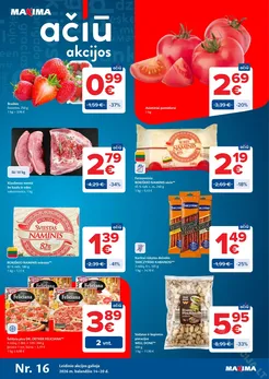 MAXIMA akcijų leidinys Nr. 16