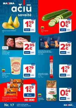 MAXIMA akcijų leidinys Nr. 17